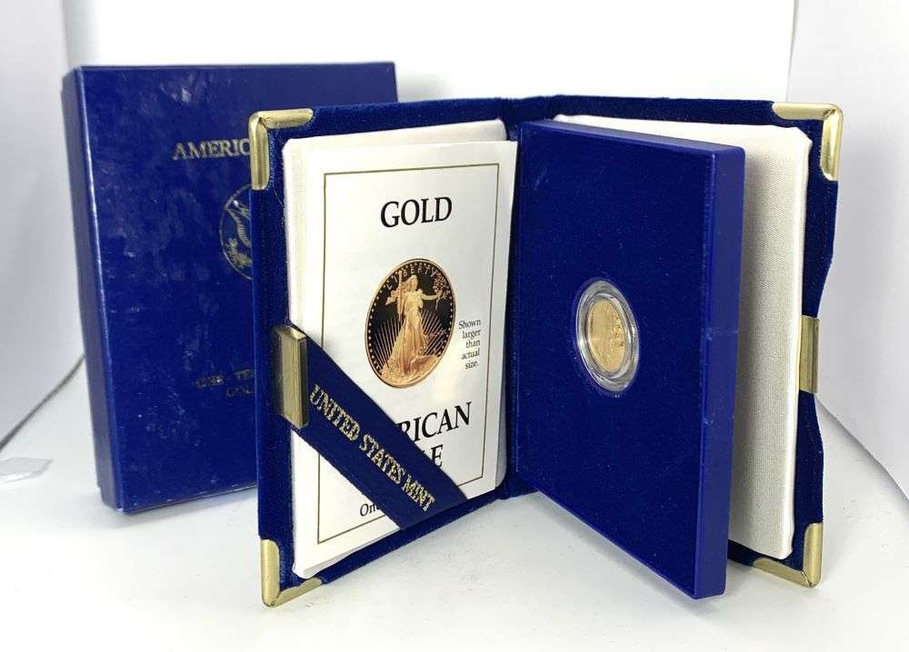 Last Minute! Roman Num.1990 American $5 Proof Gold Eagle 1/10th ozt (1 of 4)