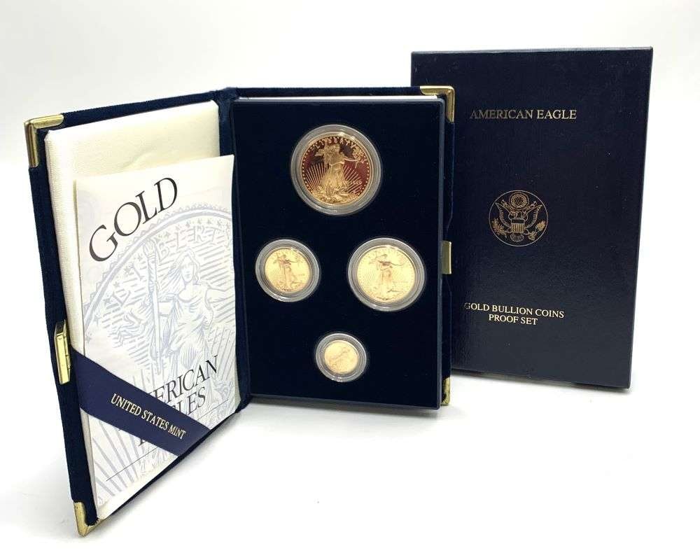 Last Minute! Magnificent 1999 American Gold Eagle Proof Set 1.85 ozt OGP (4-coins) (1 of 4)
