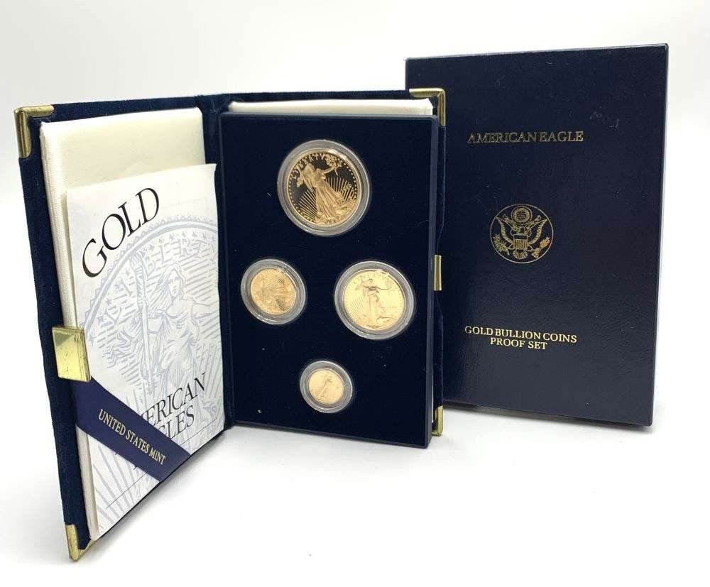 Last Minute! Magnificent 1999 American Gold Eagle Proof Set 1.85 ozt OGP (4-coins) (1 of 4)