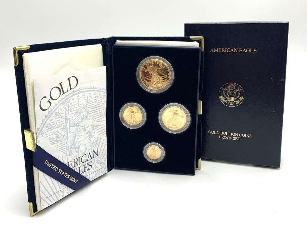 Last Minute! Magnificent 1999 American Gold Eagle Proof Set 1.85 ozt OGP (4-coins) (1 of 4)