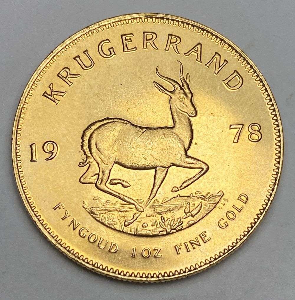 Last Minute! Vintage 1978 South Africa Gold Krugerrand 1 ozt (1 of 2)