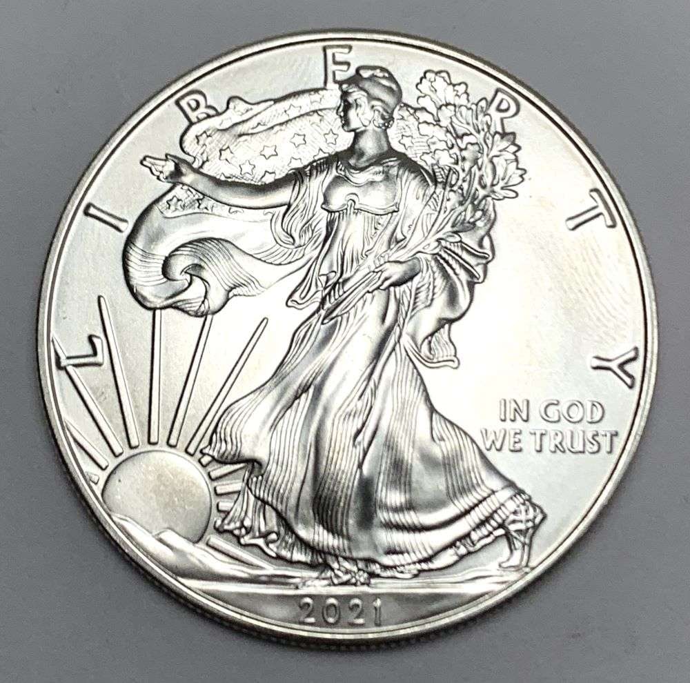 2021 American Silver Eagle Type 1 (1 of 2)