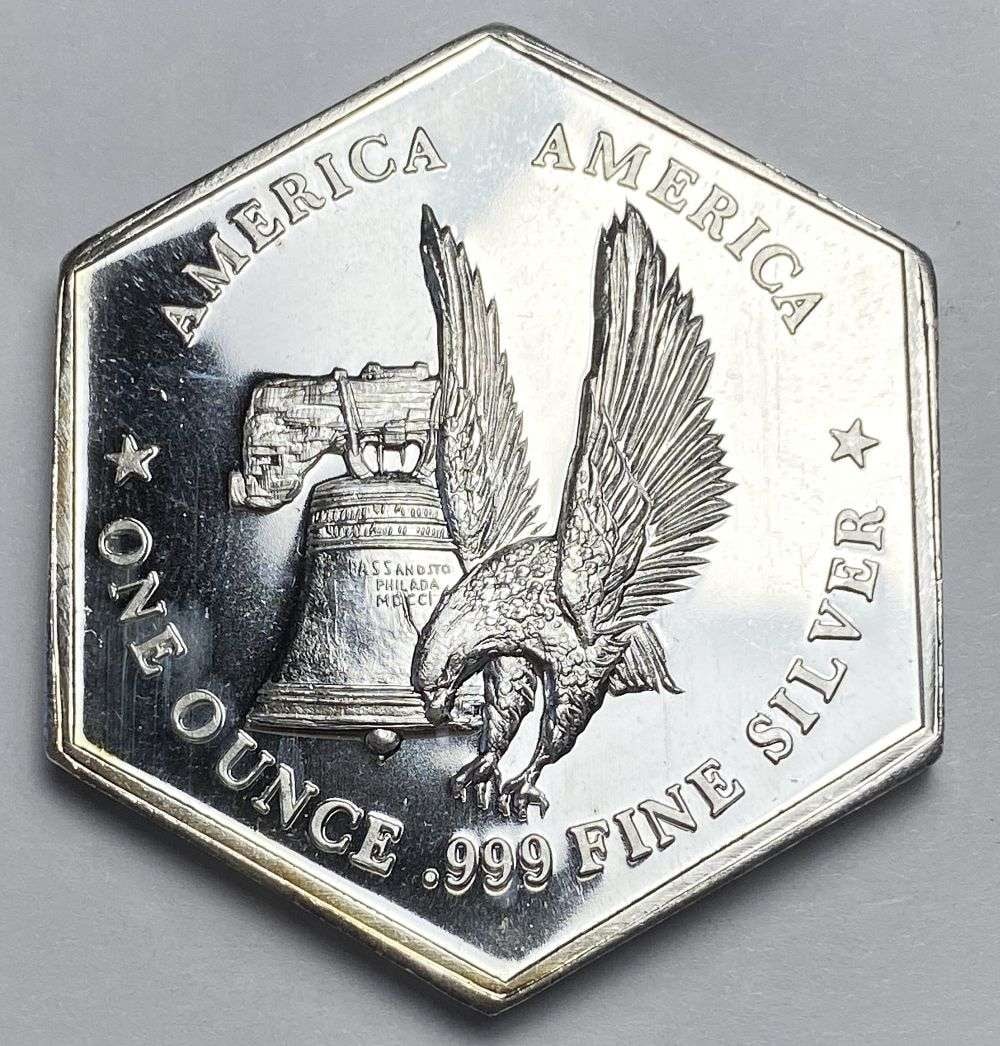 America America The International Silver Trade Unit Proof 1 ozt .999 Silver (1 of 2)