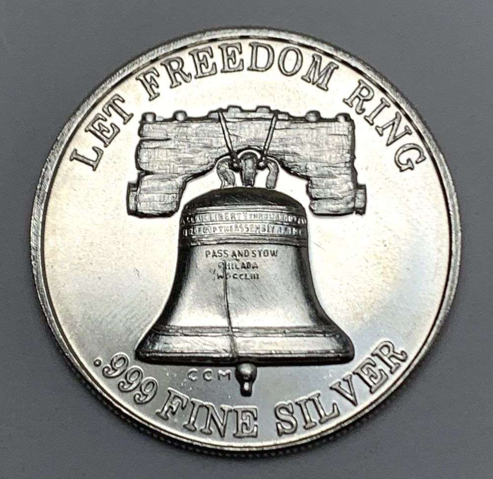 Let Freedom Ring 1 ozt .999 Silver Trade Unit: Winner shall receive (1) coin precisely resembling the one shown here. (RM/B)