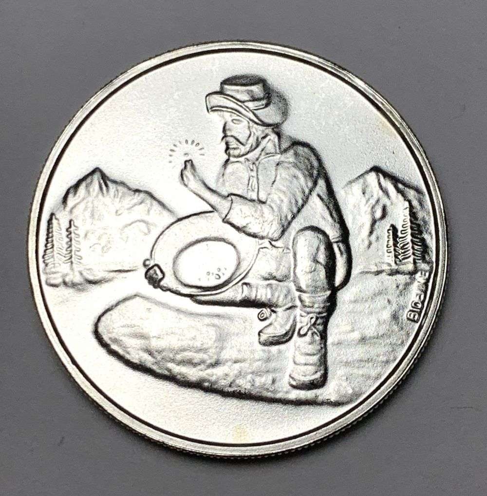 Prospector 1 ozt .999 Silver: Winner shall receive the exact coin shown here. (MK/B)