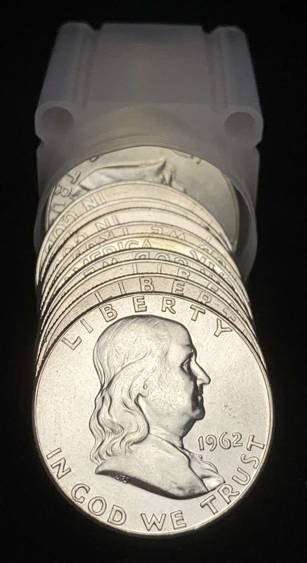 Last Minute! Roll (20-coins) Premium Condition Mixed Franklin Silver Half Dollars (1 of 4)