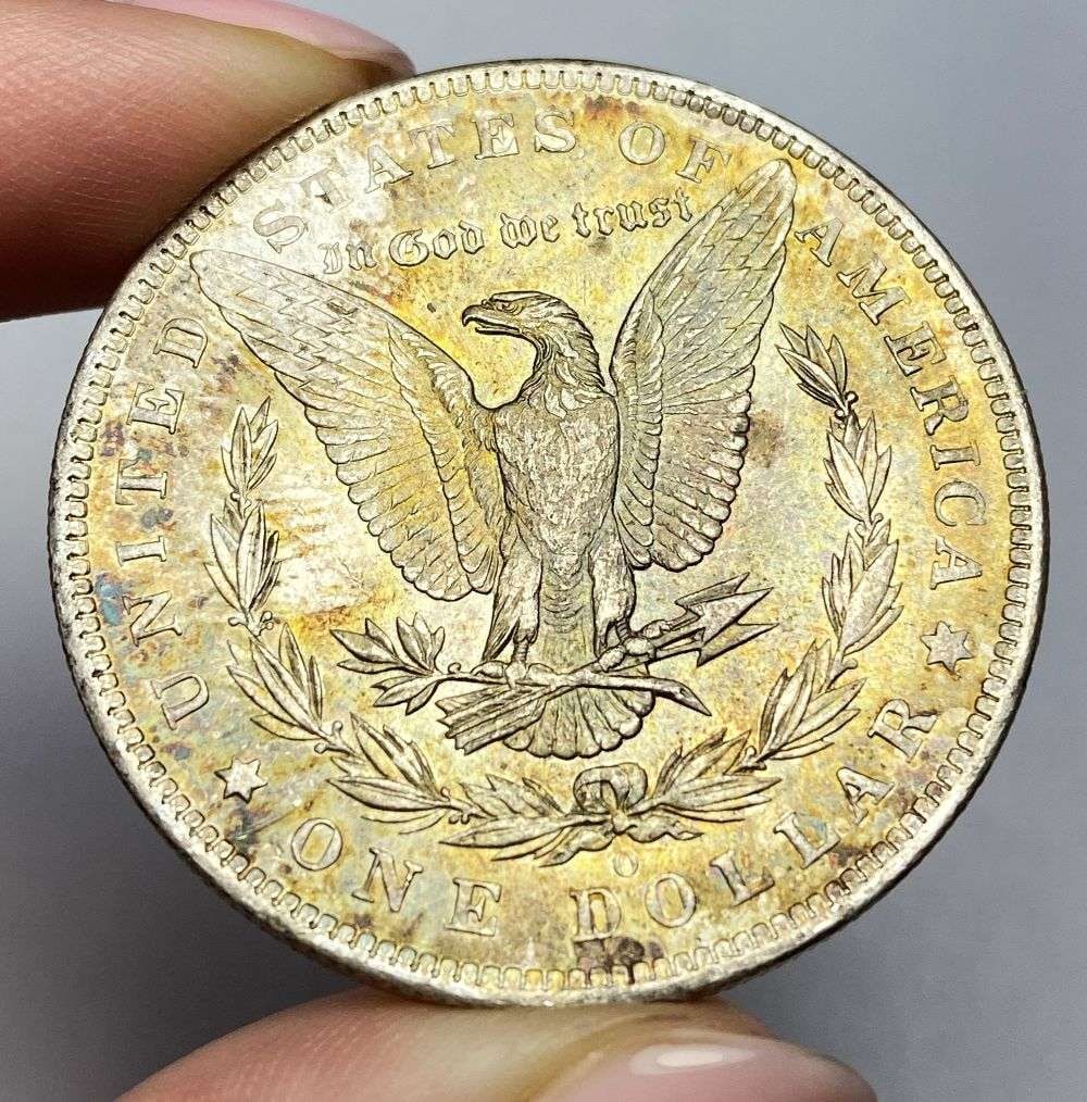 Last Minute! Toned 1885-O Morgan Silver Dollar MS63 (1 of 3)
