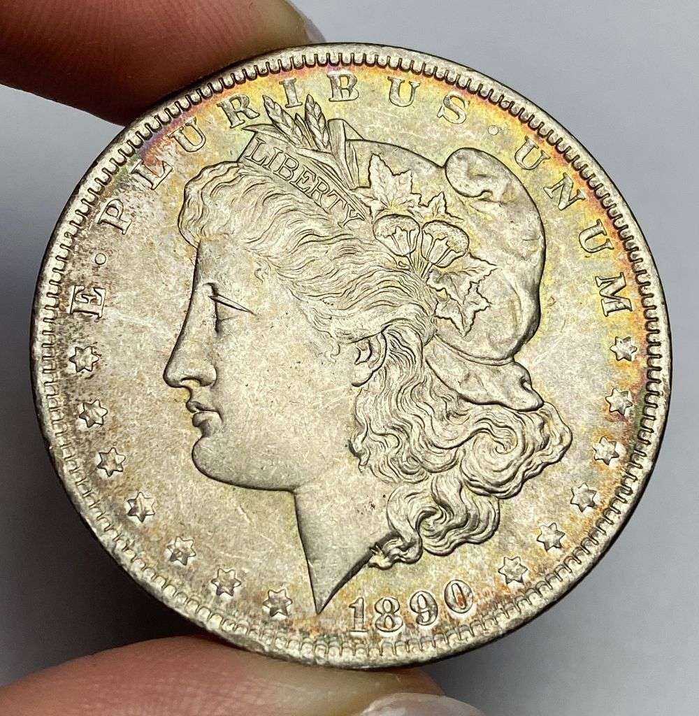 Last Minute! 1890 Morgan Silver Dollar MS64 (1 of 3)