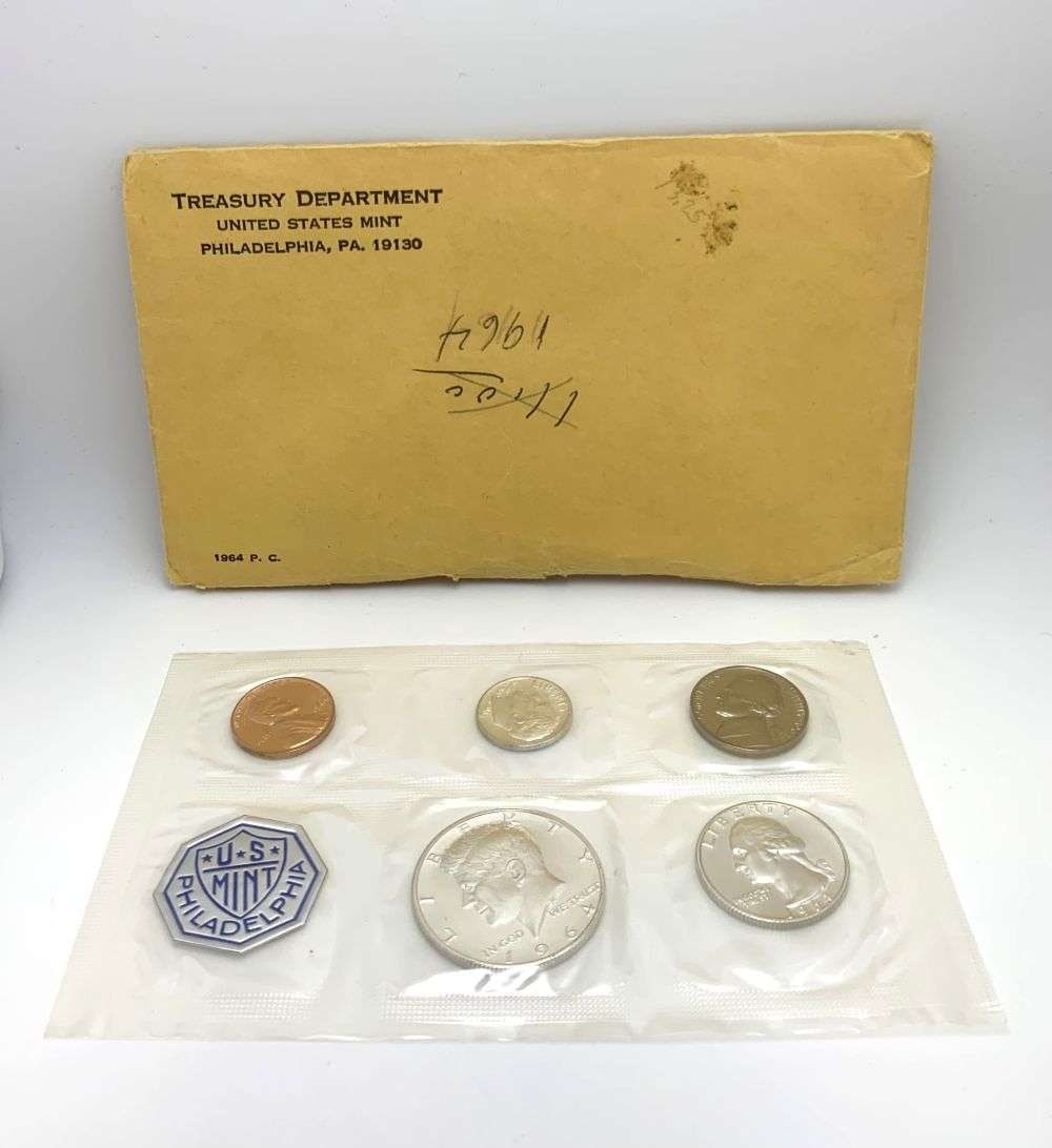 1964 United States Proof Silver Set (5-coins) (1 of 3)