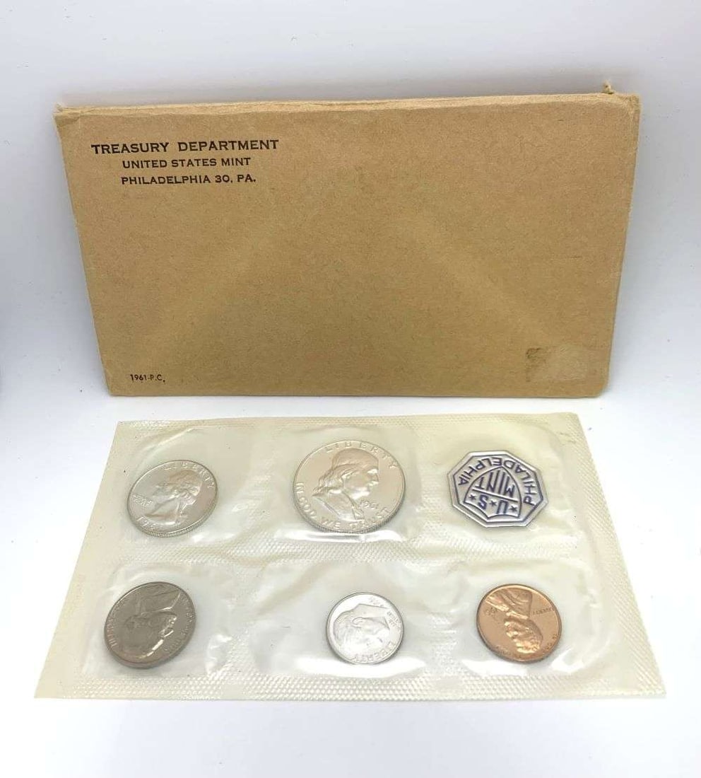 1961 United States Proof Silver Set (5-coins) (1 of 3)