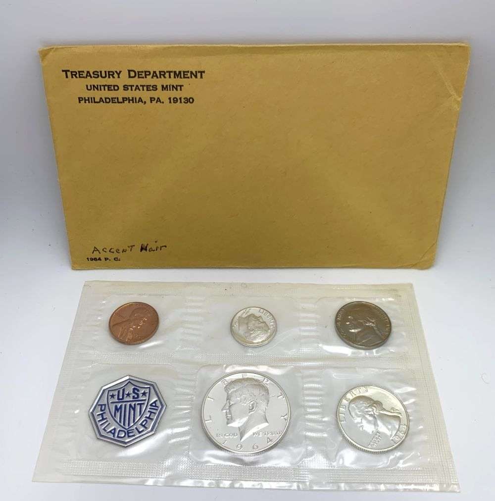 1964 United States Proof Silver Set (5-coins) (1 of 3)