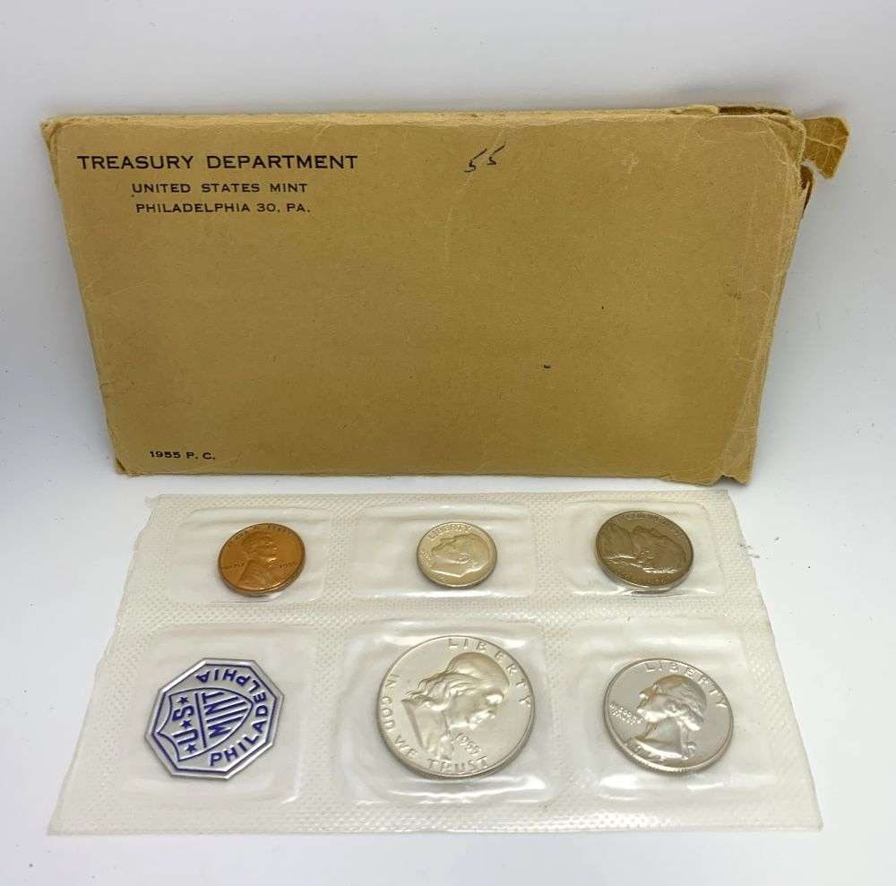 1955 United States Proof Silver Set (5-coins) (1 of 3)