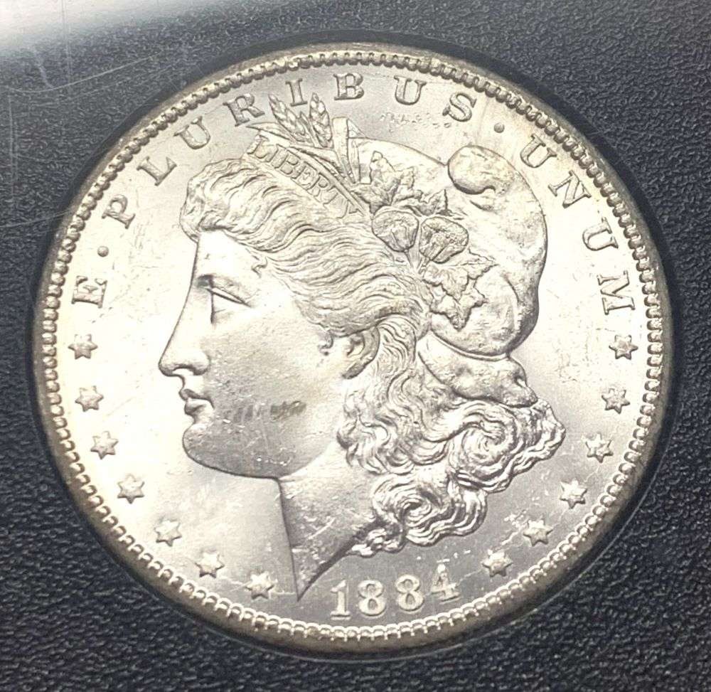 1884-CC Morgan Silver Dollar MS64 GSA (1 of 4)