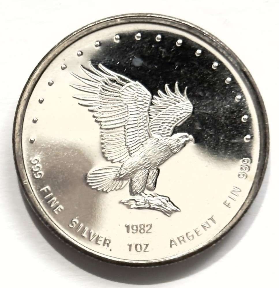 1982 Monex International LTD Proof 1 ozt .999 Silver (1 of 2)