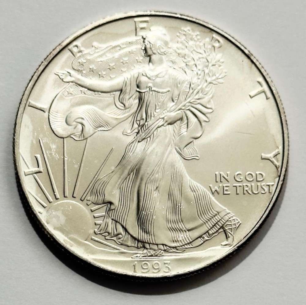 1993 American Silver Eagle (1 of 2)