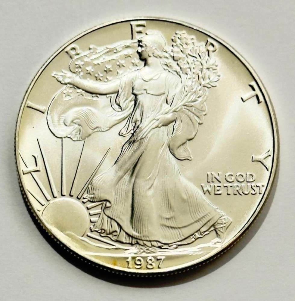 1987 American Silver Eagle (1 of 2)
