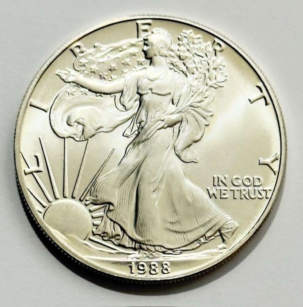 1988 American Silver Eagle (1 of 2)