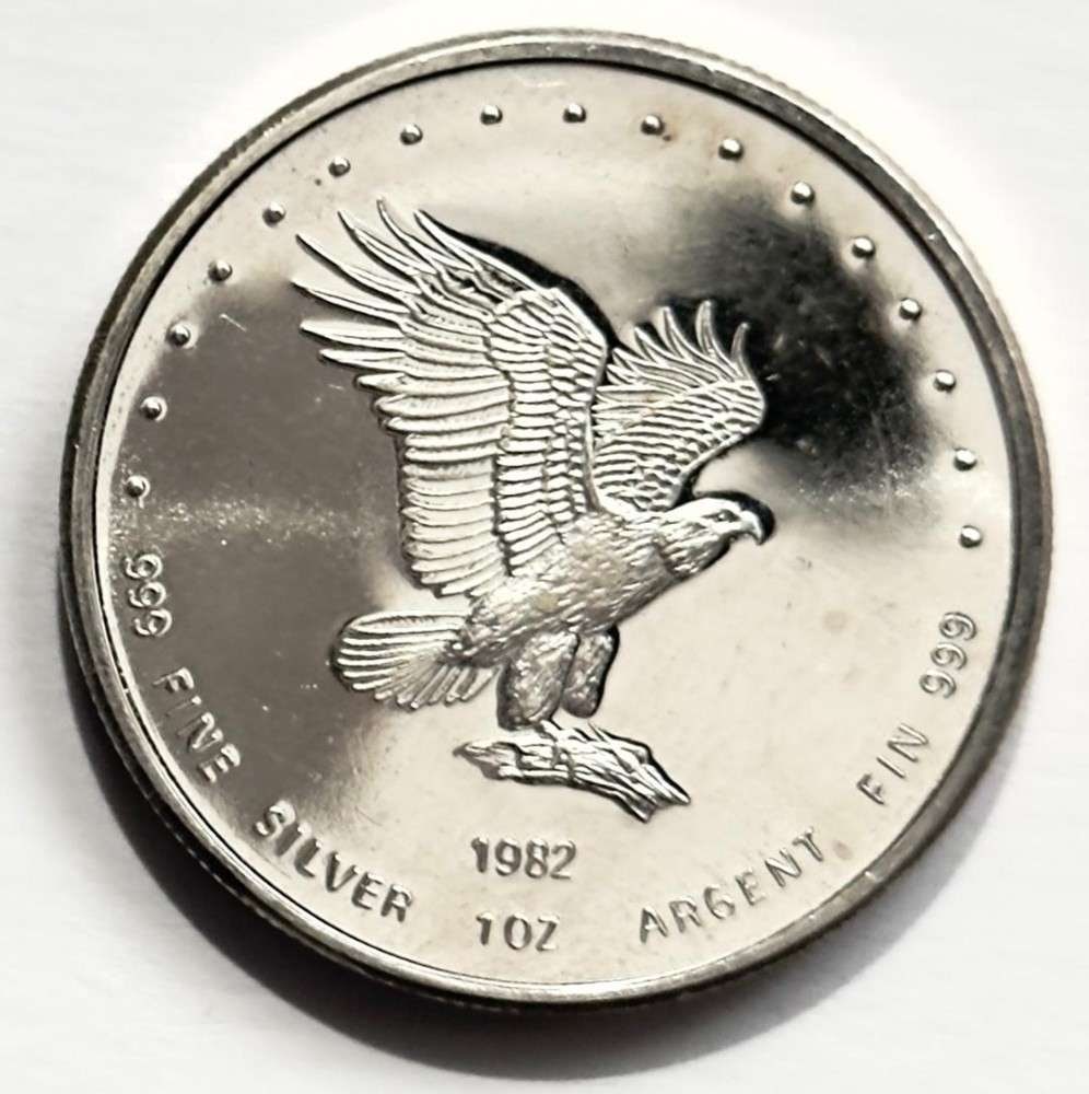 1982 Monex International LTD Proof 1 ozt .999 Silver (1 of 2)