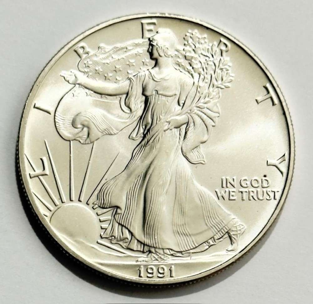 1991 American Silver Eagle (1 of 2)