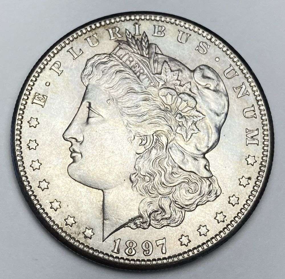 1897-S Morgan Silver Dollar MS64 (1 of 2)