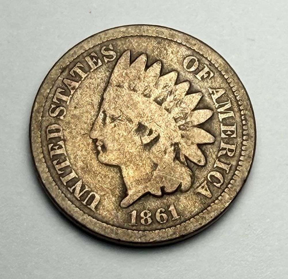 1861 Indian Head Cent Good (1 of 2)