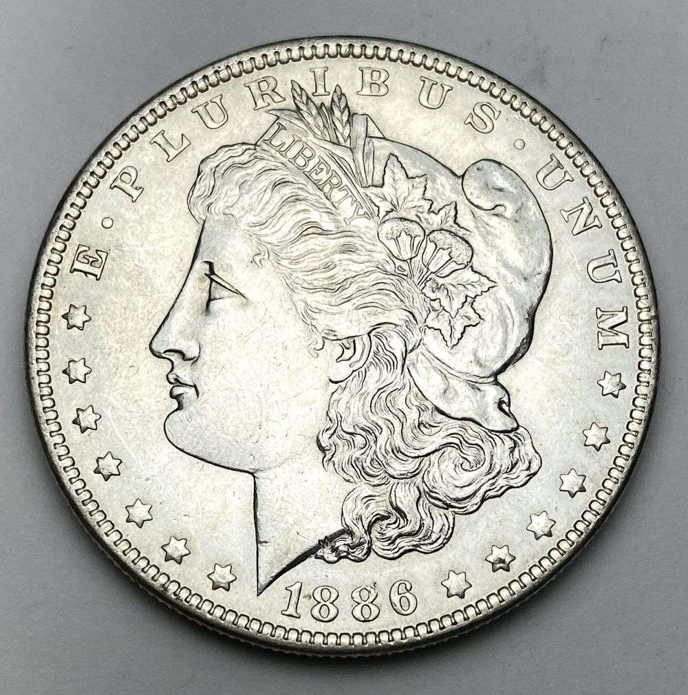 1886-O Morgan Silver Dollar MS62 (1 of 4)
