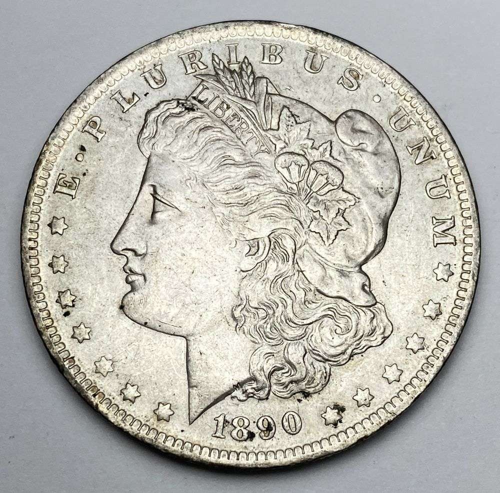 1890-O Morgan Silver Dollar MS65 (1 of 4)