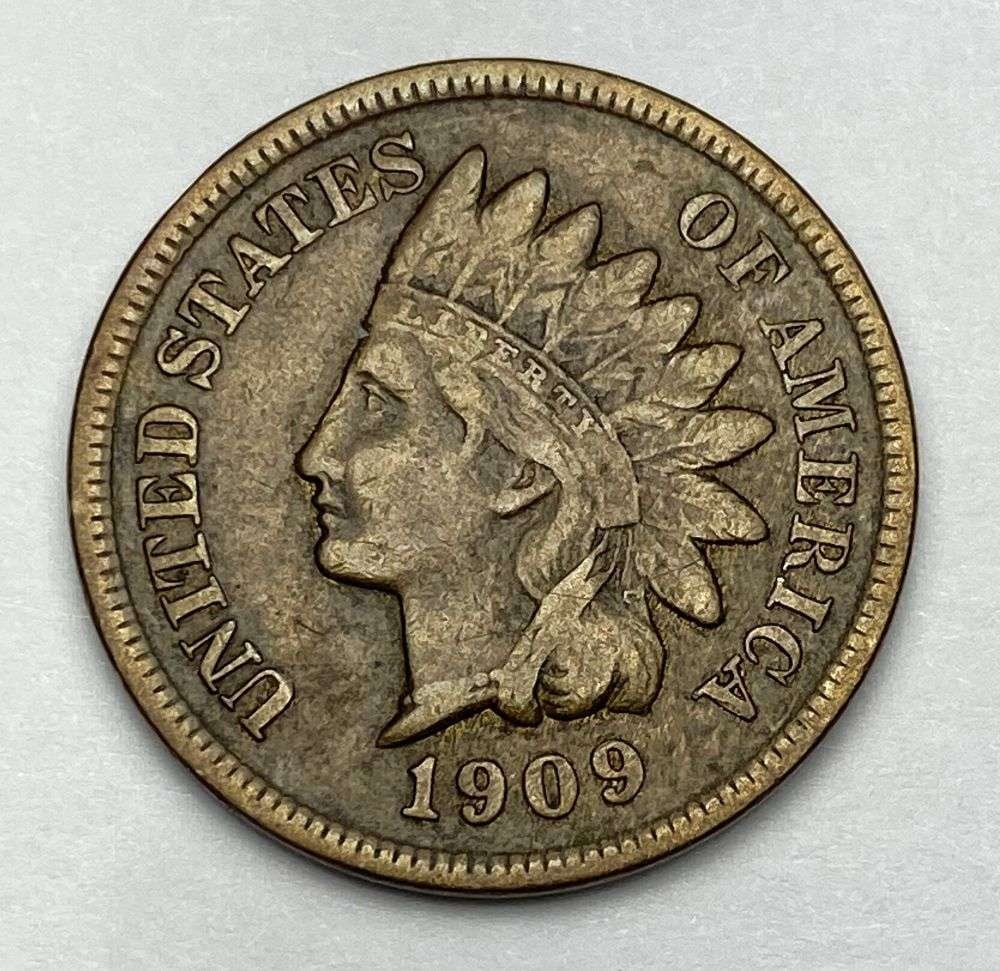 1909-S Indian Head Cent XF: Winner shall receive the exact coin shown here. (SJ/B)