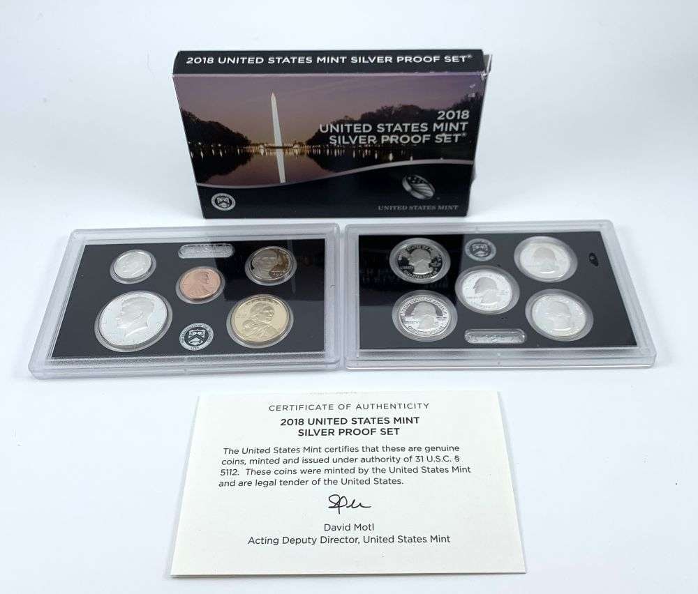 2018 United States Mint Silver Proof Set (10-coins) (1 of 4)