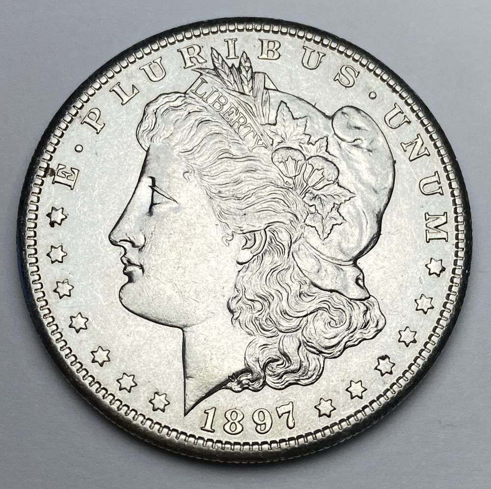 1897-S Morgan Silver Dollar MS63 (1 of 2)