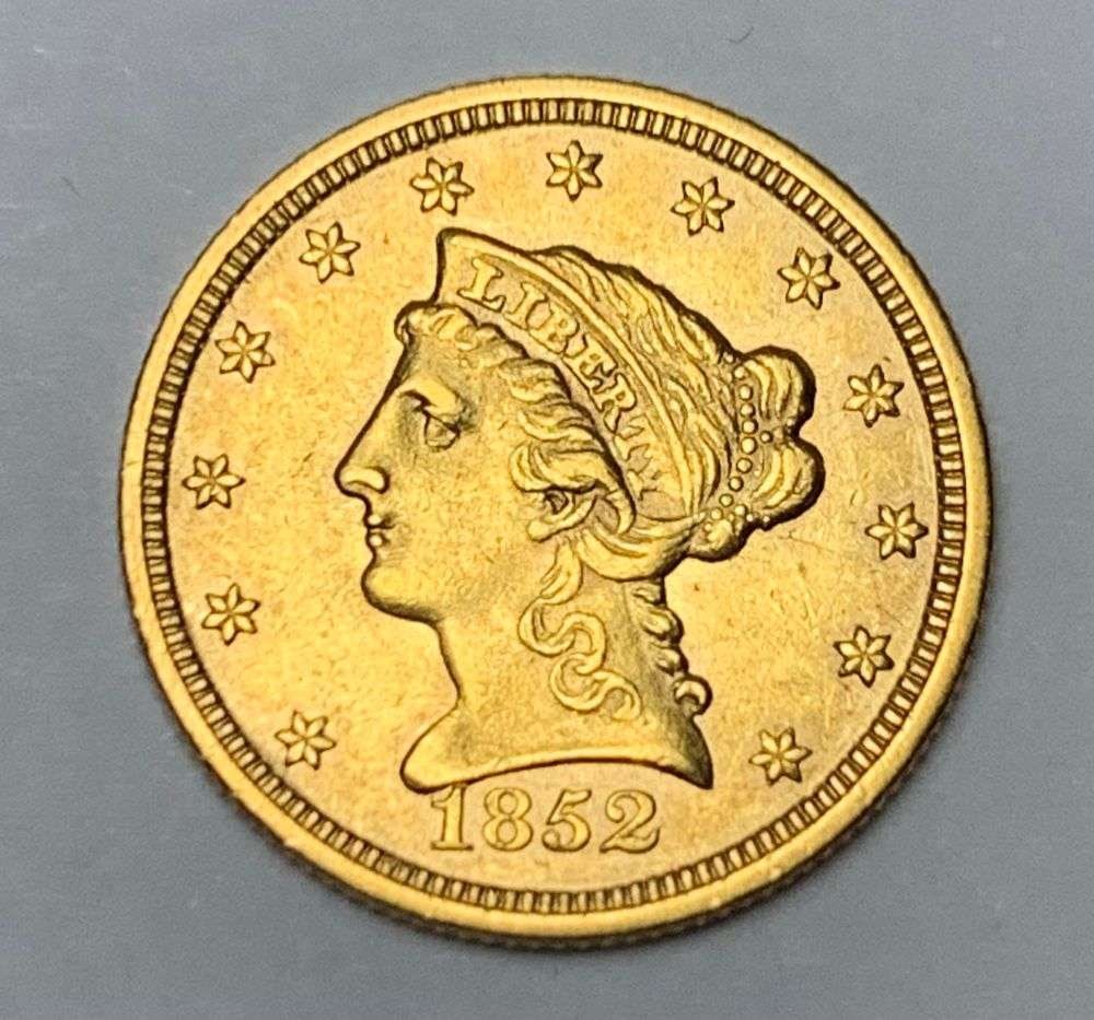 1852 Gold $2.50 Liberty Head MS64 (1 of 2)