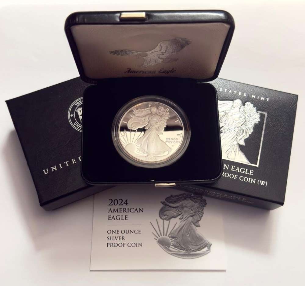 2024-W American Silver Eagle PF69+ OGP: Winner shall receive (1) coin precisely resembling the one shown here. (SJ/B)