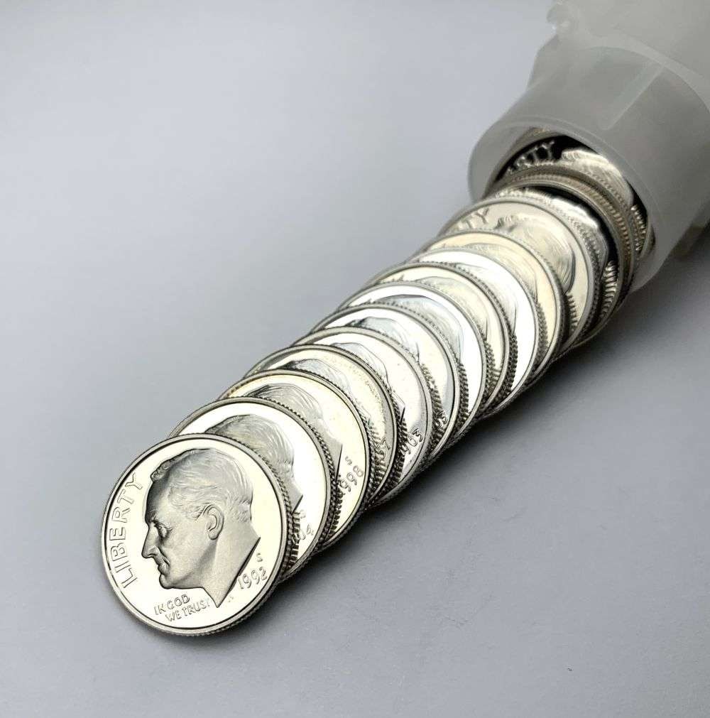 Roll (50-coins) Mixed Date Proof 90% Silver Roosevelt Dimes (1 of 5)