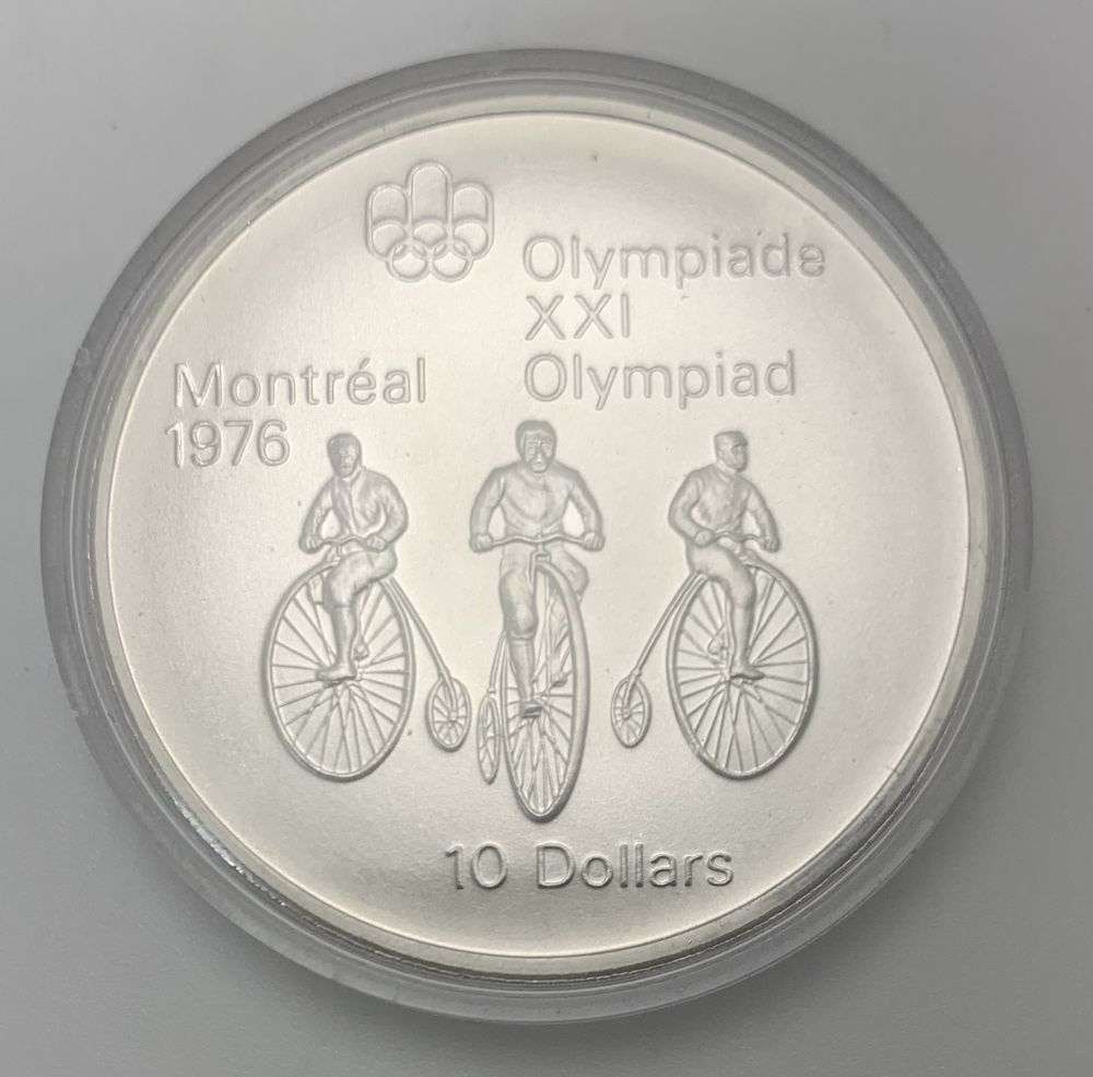 1974 Canada Montreal Silver $10 Olympics 1.44 ozt ASW (1 of 2)
