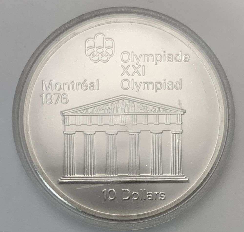 1974 Canada $10 Silver Olympics 1.44 ozt ASW (1 of 2)