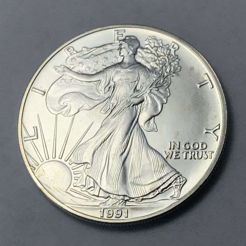 1991 American Silver Eagle (1 of 2)