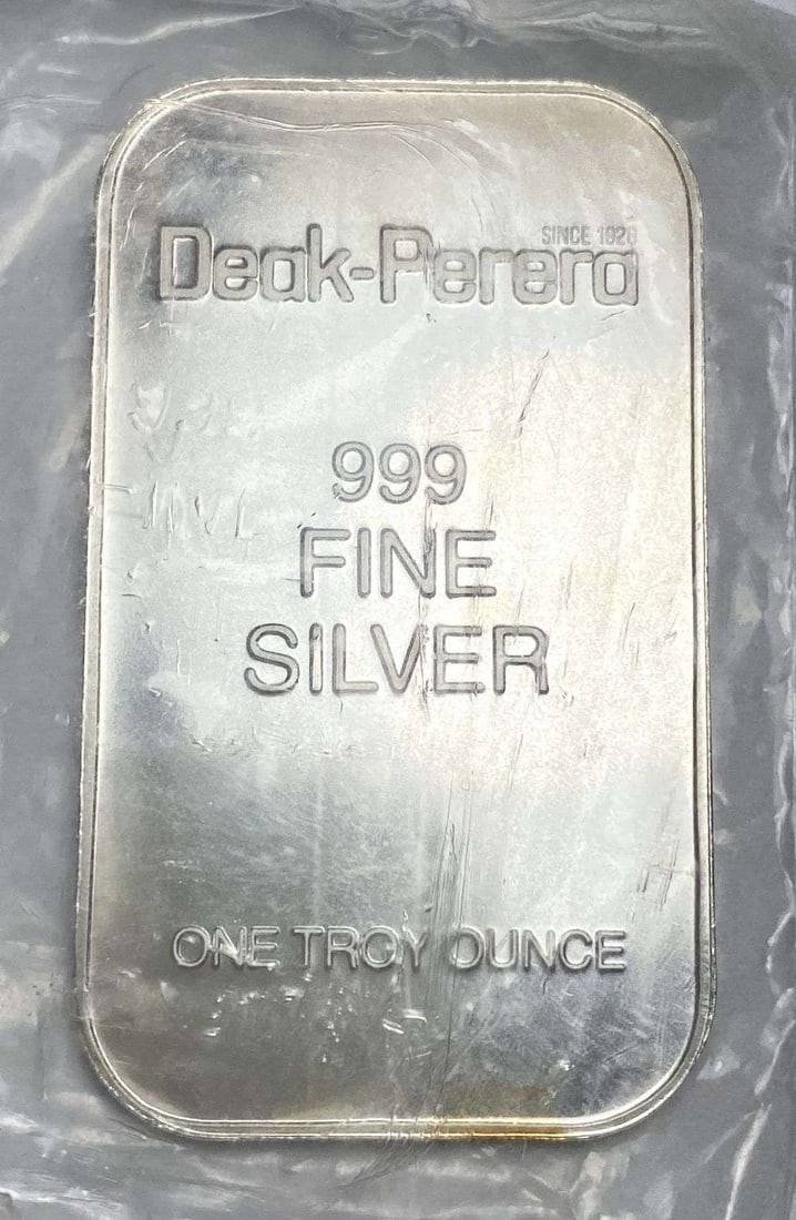Deak-Perera 1 ozt .999 Silver Bar (1 of 2)