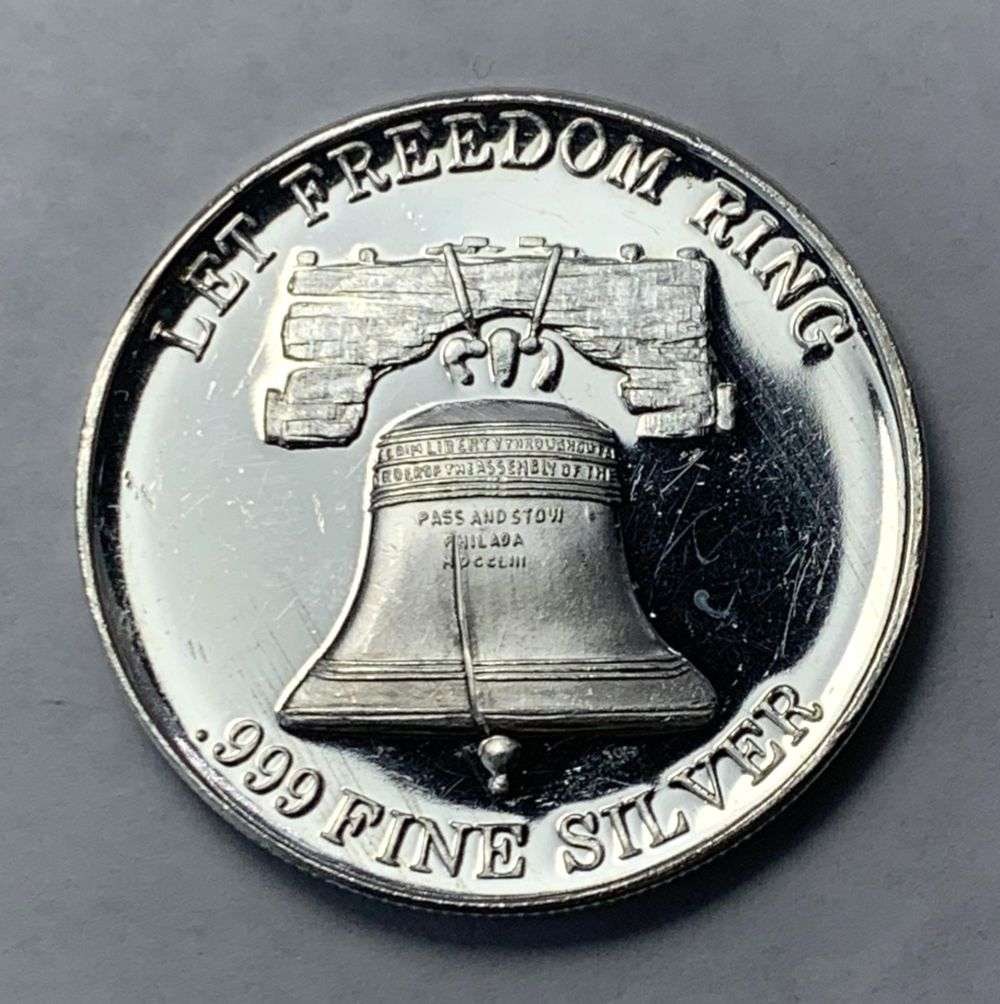 Let Freedom Ring 1 ozt .999 Silver Trade Unit (1 of 2)