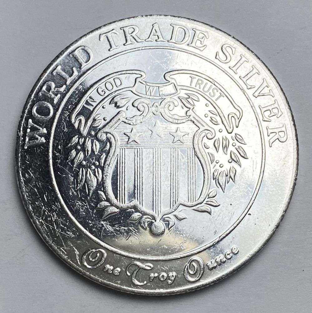 World Trade Silver 1 ozt .999 Silver (1 of 2)