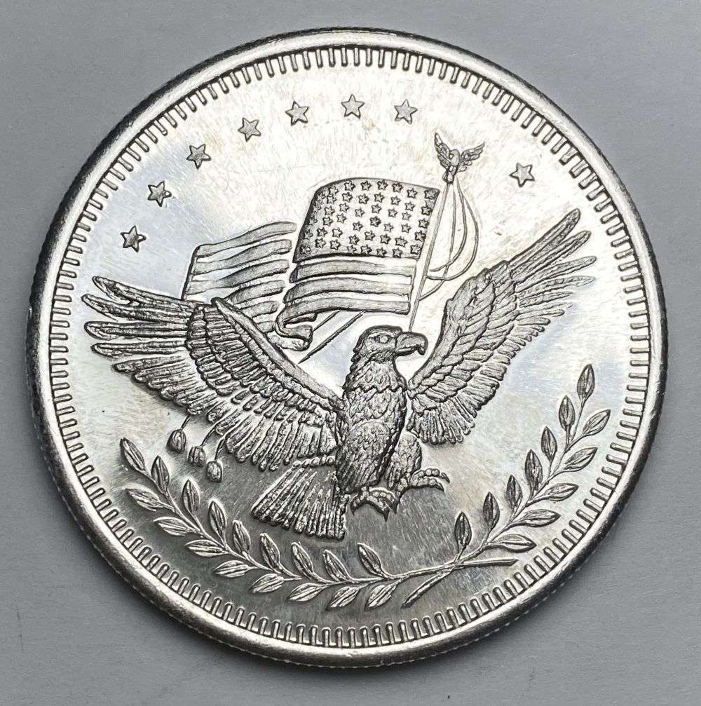 American Flag Eagle 1 ozt .999 Silver Trade Unit (1 of 2)