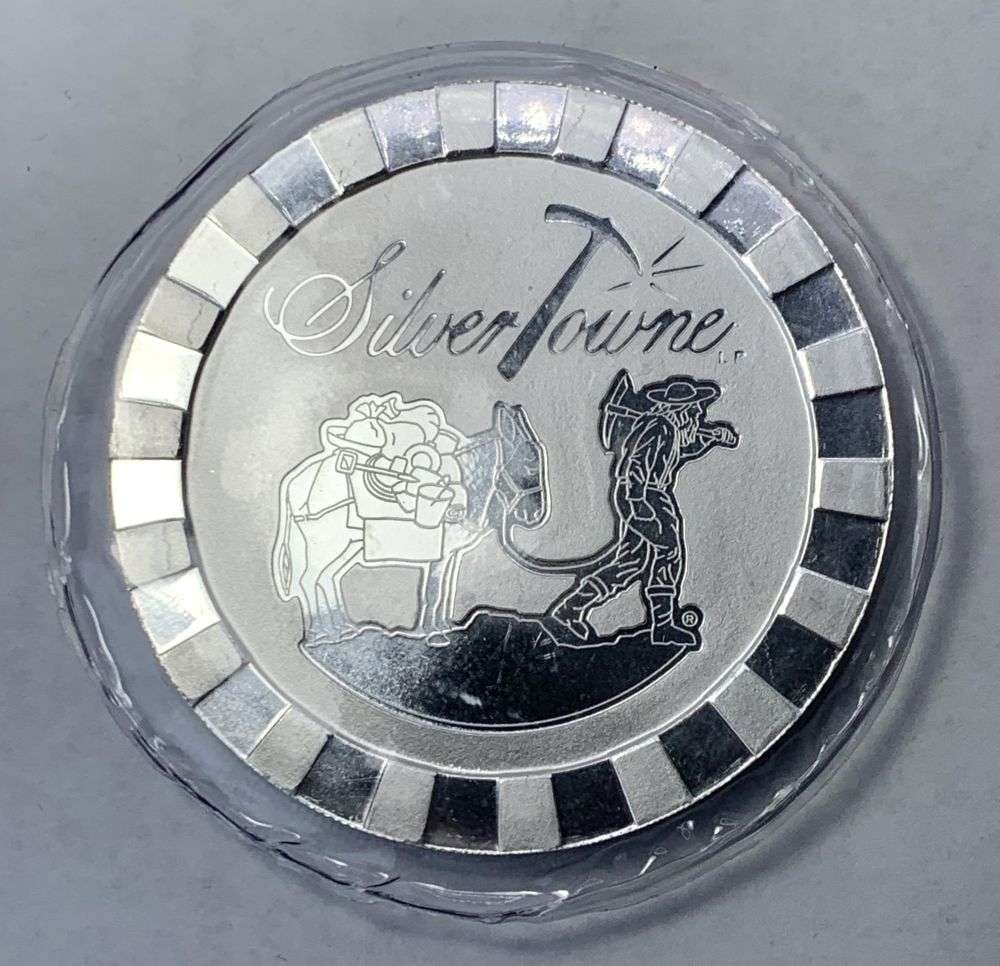 SilverTowne Prospector Stackable 5 ozt .999 Silver - 2