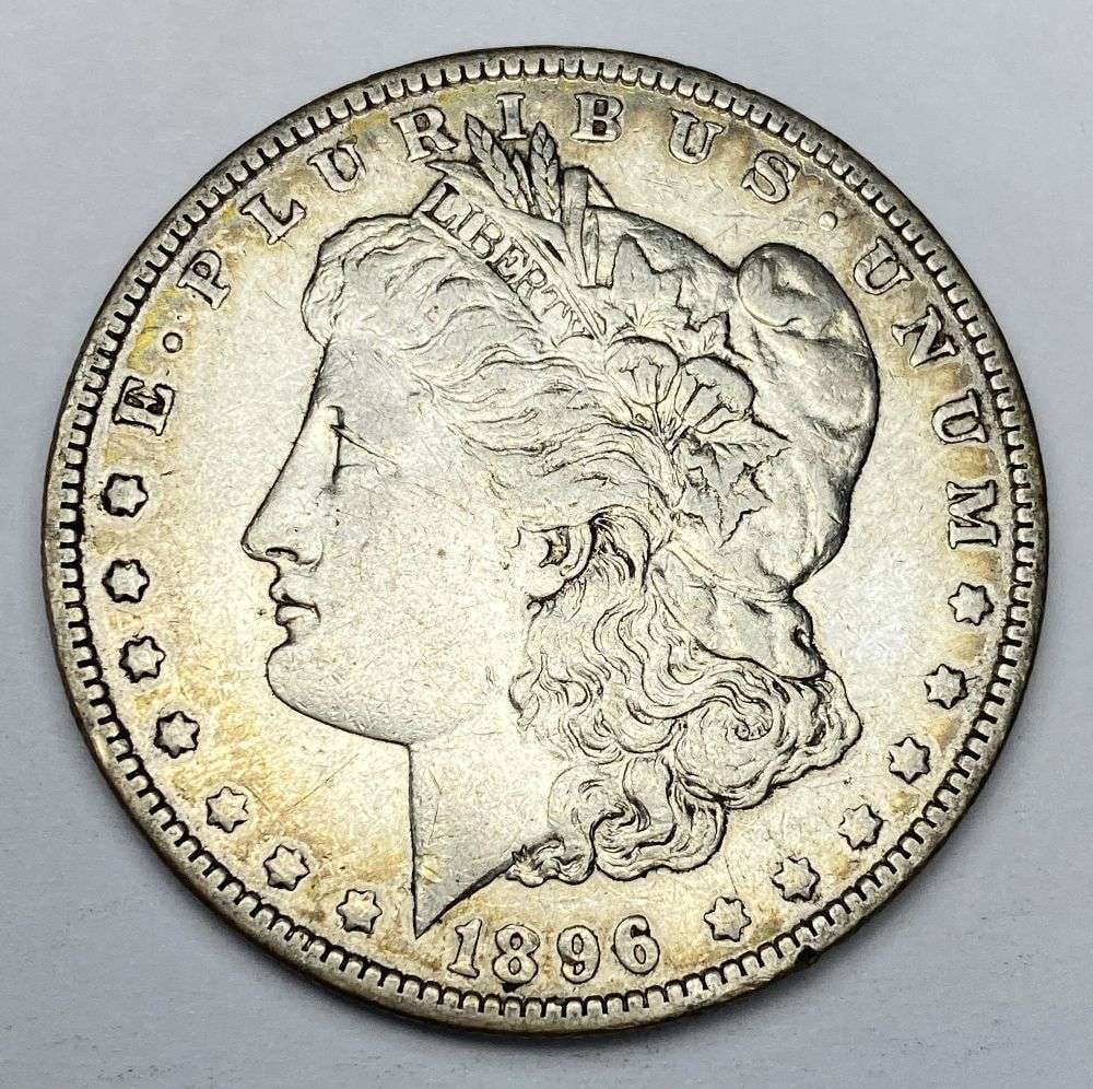 1896-O Morgan Silver Dollar VF (1 of 2)