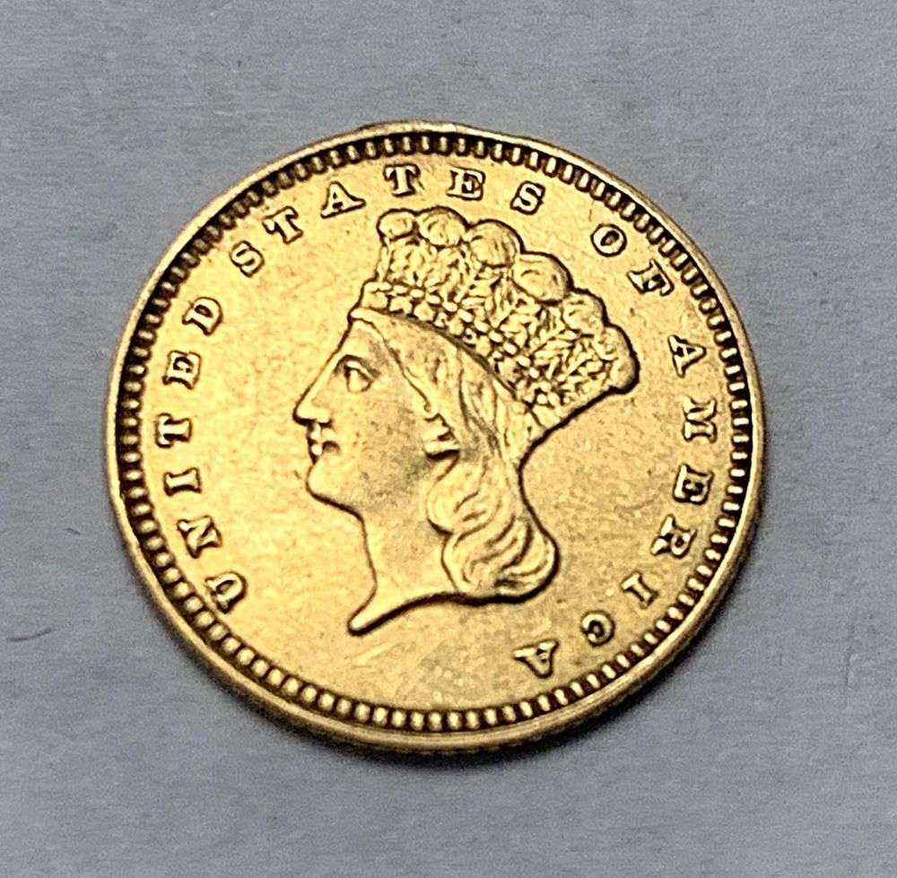 1862 Gold Dollar Type 3 (1 of 2)