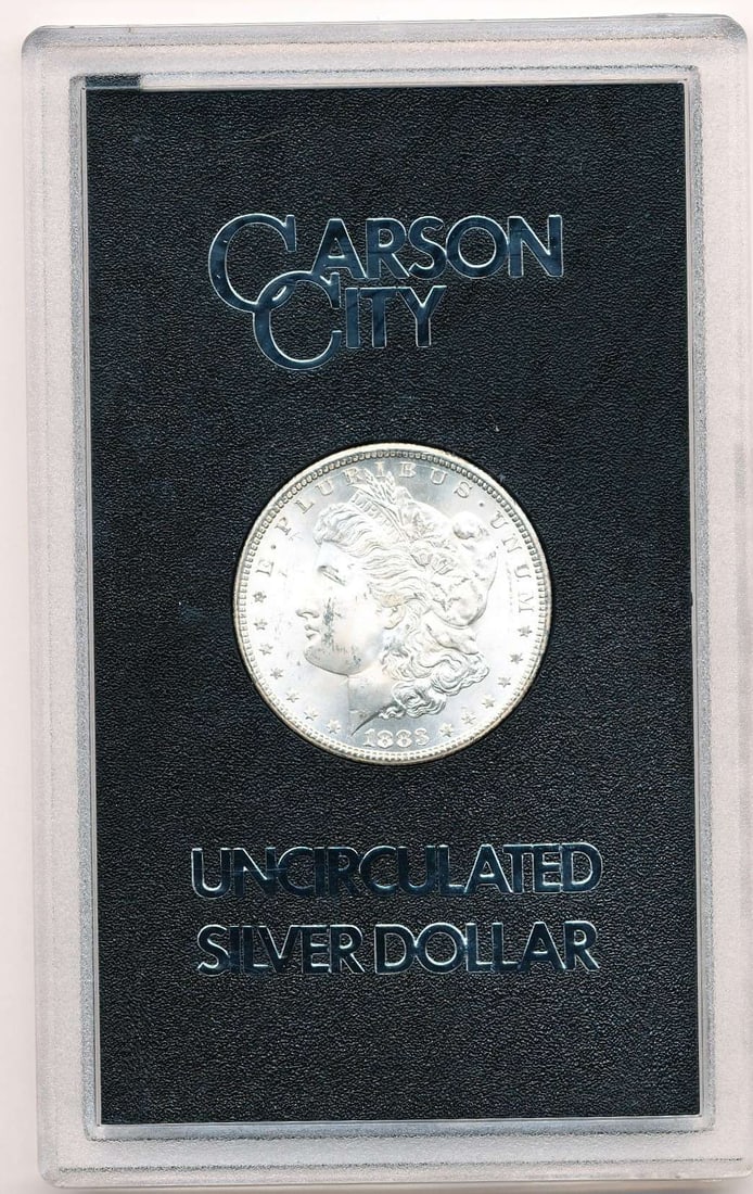 1883-CC Morgan Silver Dollar MS64 GSA (1 of 4)