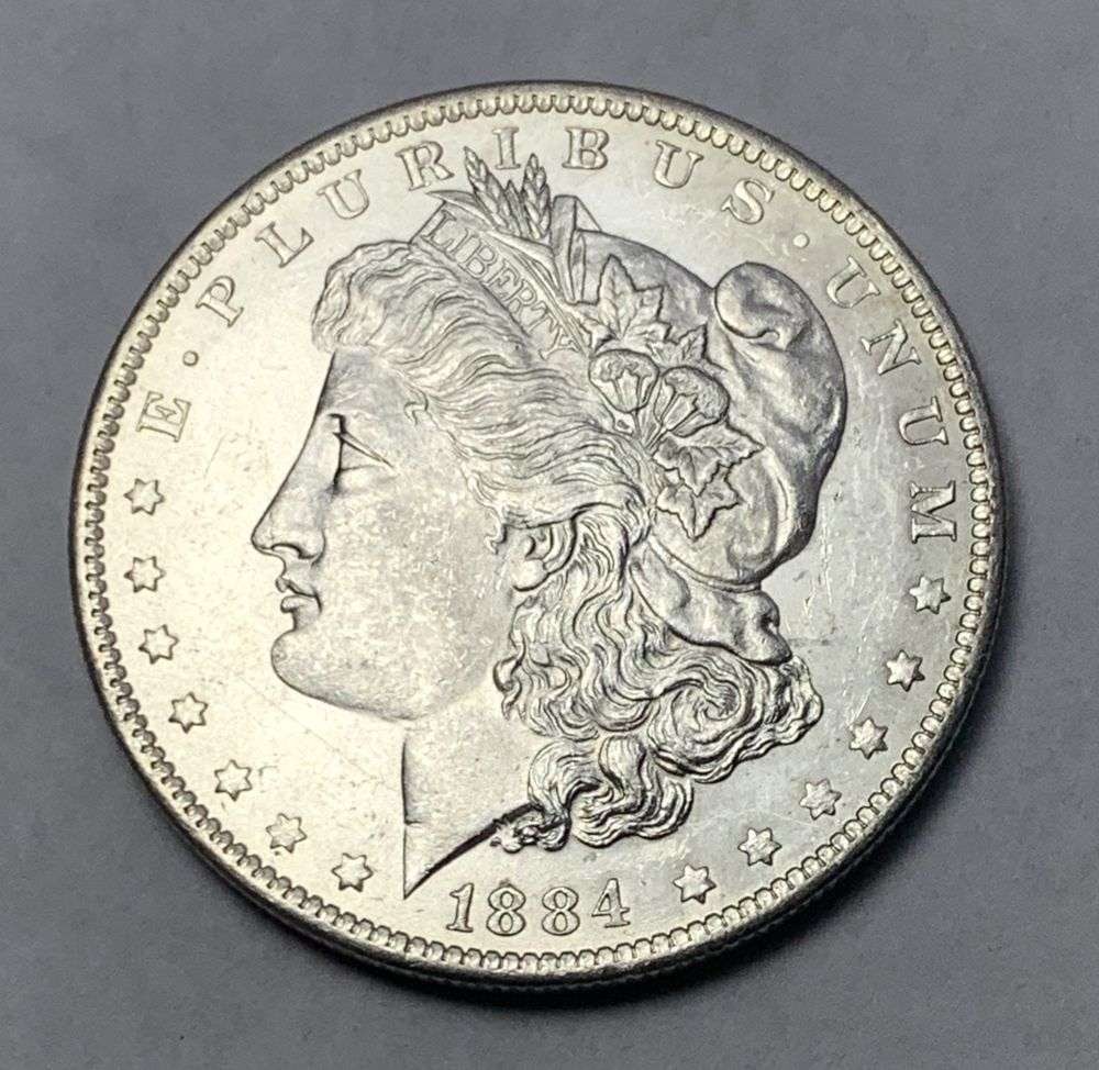 1884-O Morgan Silver Dollar MS64: Winner shall receive the exact coin shown here. (MK/B)