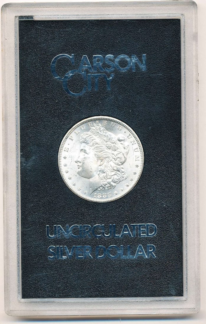 1883-CC Morgan Silver Dollar MS64 GSA (1 of 4)