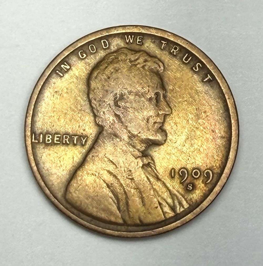 1909-S V.D.B. Lincoln Cent XF Details (1 of 3)