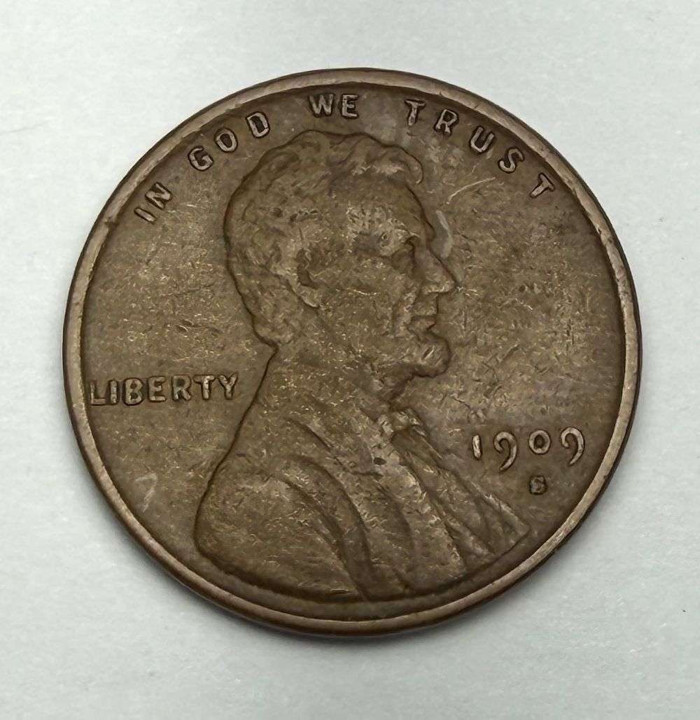 1909-S V.D.B Lincoln Cent AU (1 of 3)