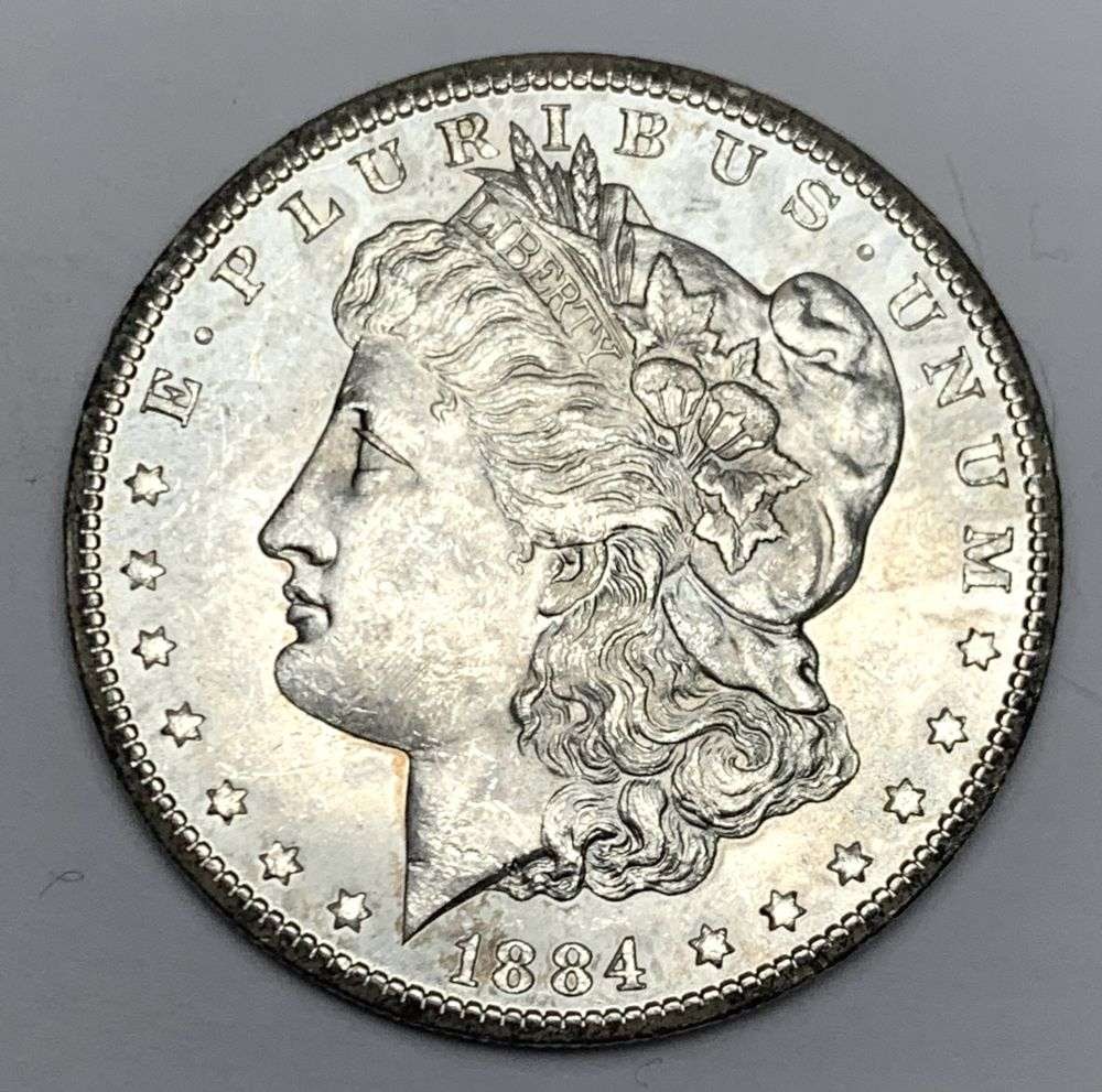 1884-CC Morgan Silver Dollar MS63 (1 of 2)