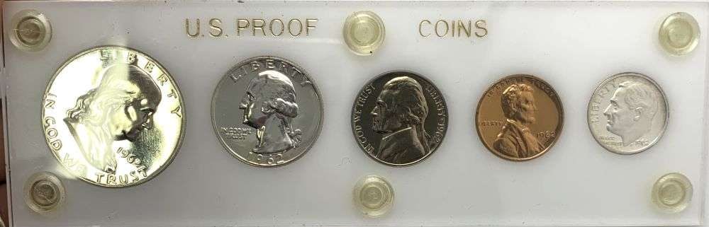 1962 United States Proof Set (5-coins) (1 of 6)